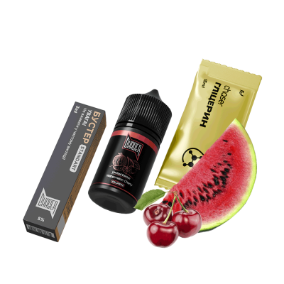 Набір для самозамішування Chaser Black Watermelon Cherry Ultra (Кавун Вишня, 50 мг, 30 мл)