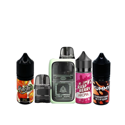 Комплект Lost Vape Ursa Epoch та стартовий набір рідин 24955 Комплект Lost Vape Ursa Epoch та стартовий набір рідин