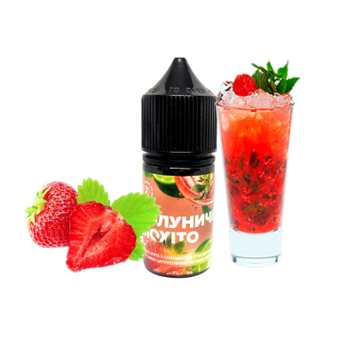 Рідина 420 Liquid Полуничний Мохіто (50 мг, 30 мл)