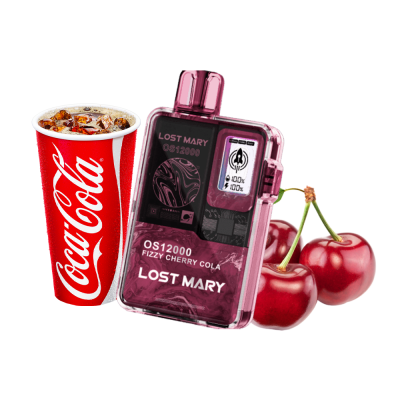 Lost Mary OS12000 Fizzy Cherry Cola (Шипуча Вишнева Кола) Одноразовий POD