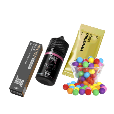 Набір для самозамішування Chaser Black Bubblegum Ultra (Баблгам, 65 мг, 30 мл) 25333 Набір для самозамішування Chaser Black Bubblegum Ultra (Баблгам, 65 мг, 30 мл)