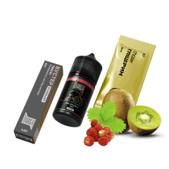 Набір для самозамішування Chaser Black Kiwi Wild Strawberry Ultra (Ківі Суниця, 65 мг, 30 мл)