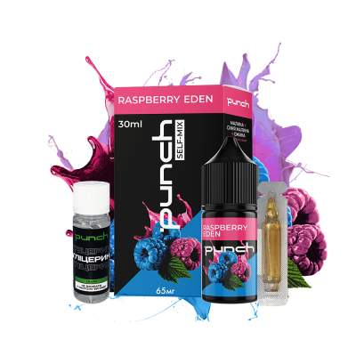 Набір для самозамішування Punch Raspberry Eden (Ожина Малина, 65 мг, 30 мл)