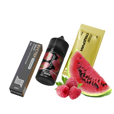 Набір для самозамішування Chaser Lux Watermelon Raspberry (Кавун Малина, 65 мг, 30 мл)