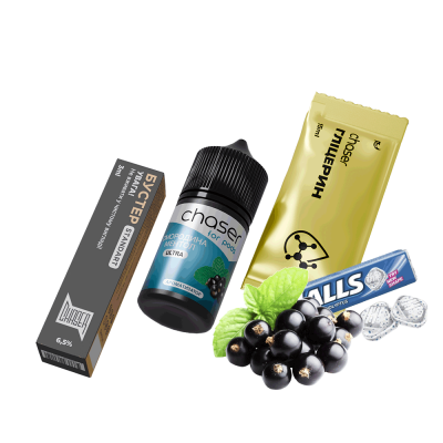 Набір для самозамішування Chaser Blackcurrant Menthol Ultra (Смородина Ментол, 65 мг, 30 мл)