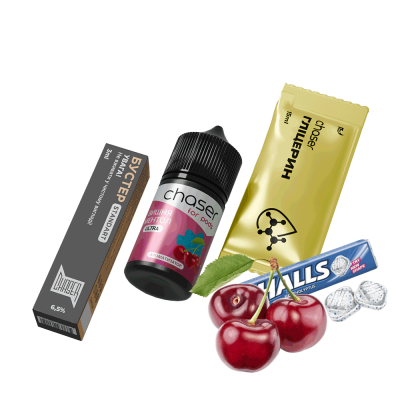 Набір для самозамішування Chaser Cherry Menthol Ultra (Вишня Ментол, 65 мг, 30 мл)