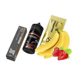 Набір для самозамішування Chaser Mix Strawberry Banana Ultra (Полуниця Банан, 65 мг, 30 мл)