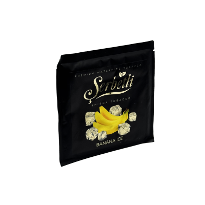 Табак Serbetli Banana Ice (Банан Лёд, 100 г)