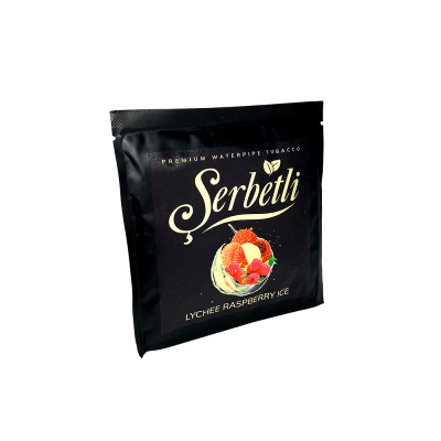 Тютюн Serbetli Lychee Raspberry Ice (Лічі Маліна Лід, 100 г)