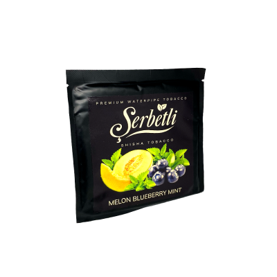 Тютюн Serbetli Melon Blueberry Mint (Диня Чорниця М'ята, 100 г)