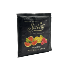 Тютюн Serbetli Raspberry Watermelon Lemon (Малина Кавун Лимон, 100 г)