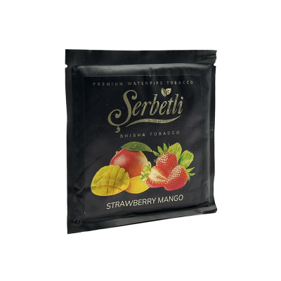 Тютюн Serbetli Strawberry Mango (Полуниця Манго, 100 г)