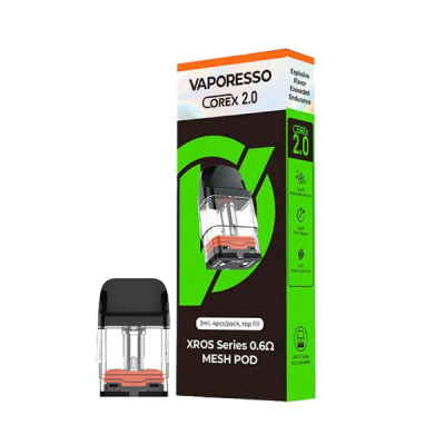 Картридж Vaporesso Xros Series COREX 2.0 0.6 Ом 3 мл Картридж Vaporesso Xros Series COREX 2.0 0.6 Ом 3 мл