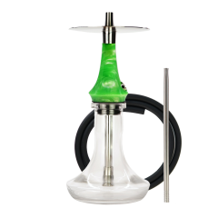 Кальян Totem Hookah Monolit Micra Green Acid (Салатовий, повний комплект)