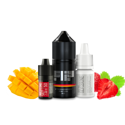 Набір для самозамішування Flip salt Strawberry Mango (Полуниця Манго, 25 мг, 30 мл)