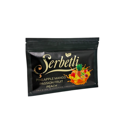 Тютюн Serbetli Pineapple Mango Passionfruit Peach (Ананас Манго Маракуя Персик, 100 г)