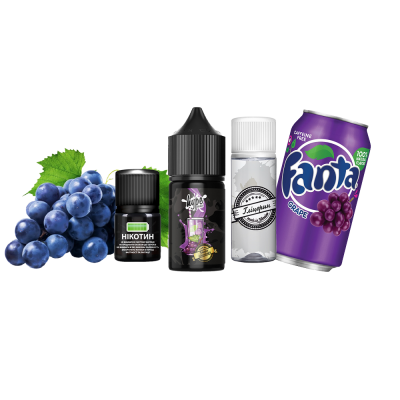 Набір для самозамішування Hype Black Grape lemonade (Виноград Лимонад, 50 мг, 30 мл)