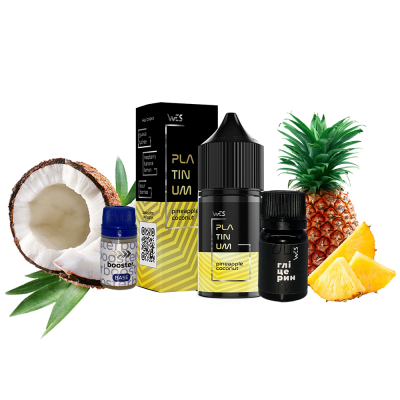 Набір для самозамішування WES Platinum Pineapple Coconut (Ананас Кокос, 50 мг, 30 мл)
