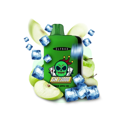 Elf Bar GH 23000 Green Apple Ice (Яблуко Лід) Одноразовий POD