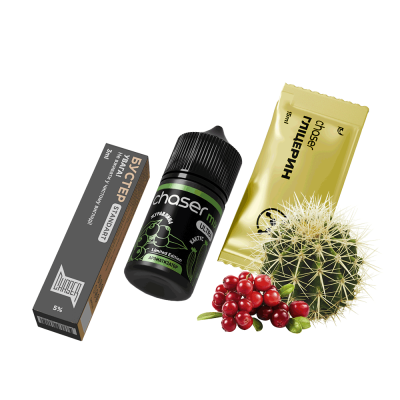 Набір для самозамішування Chaser Mix Cranberry Cactus Ultra (Журавлина Кактус, 50 мг, 30 мл)