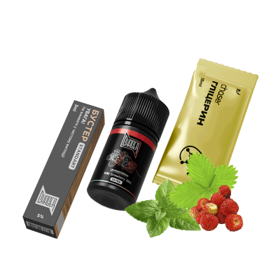 Набір для самозамішування Chaser Black Wild Strawberry Mint Ultra (Суниця М'ята, 50 мг, 30 мл)
