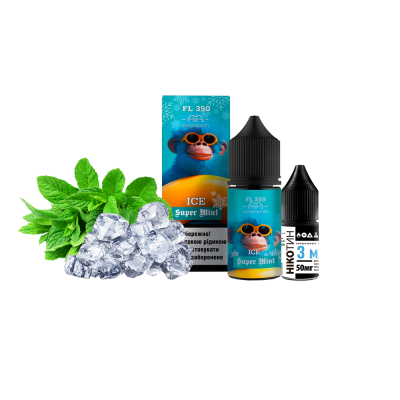 Набор для самозамеса Flavorlab FL350 Ice Supermint (Мята Лёд, 50 мг, 30 мл)