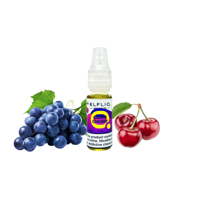 Рідина Elfliq Grape Cherry (Виноград Вишня, 50 мг, 10 мл)