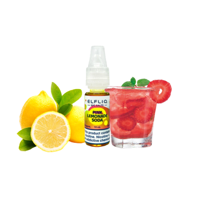 Жидкость Elfliq Pink Lemonade Soda (Розовый Лимонад, 50 мг, 10 мл)
