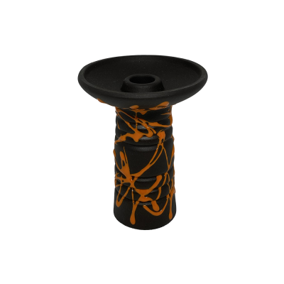 Глиняна чаша Gusto Bowls Alien Orange (помаранчеве поливання)