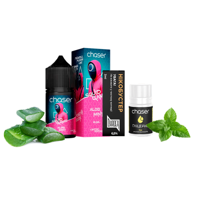 Набір для самозамішування Chaser Trends Aloe Mint (Алое М'ята, 65 мг, 30 мл)