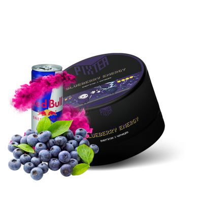 Кальянна чайна суміш Pixtea Blueberry Energy (Блюберрі Енерджі, 250 г)