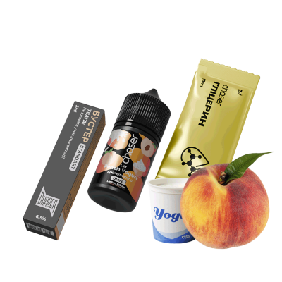 Набір для самозамішування Chaser Lux Peach Yogurt (Персик Йогурт, 65 мг, 30 мл)