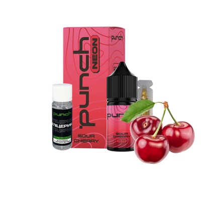 Набор для самозамеса Punch Neon Sour Cherry (Кислая Вишня, 65 мг, 30 мл)