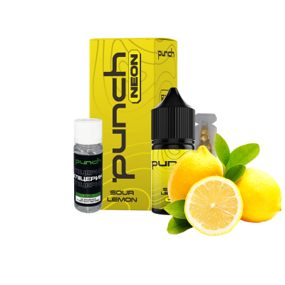 Набір для самозамішування Punch Neon Sour Lemon (Кислий Лимон, 65 мг, 30 мл)