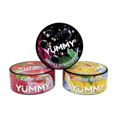 Набір ТОП 3 смаків тютюну Yummy по 100 г 26915 Набір ТОП 3 смаків тютюну Yummy по 100 г