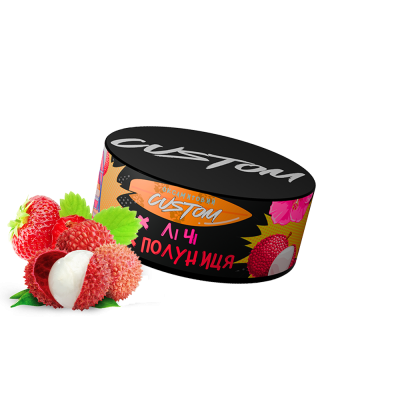 Тютюн Custom Лічі Полуниця (100 г)