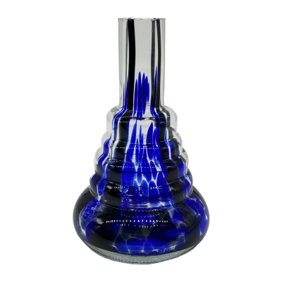 Колба для кальяну Amy Mini Blue (Синій із розводами, без кріплення) AMY-MB Колба для кальяну Amy Mini Blue (Синій із розводами, без кріплення)