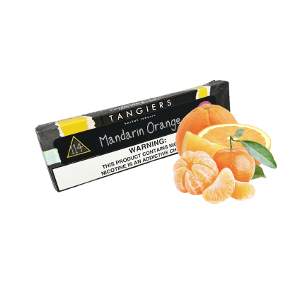 Табак Tangiers Noir №114 Mandarin Orange (Мандарин Апельсин, 100 г) Чёрная упаковка