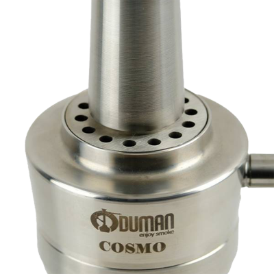 Кальян Oduman Cosmo Black Glass Silver Body (Металік, повний комплект) Кальян Oduman Cosmo Black Glass Silver Body (Металік, повний комплект)