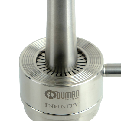 Кальян Oduman Infinity Silver Glass Silver Body (Металік, повний комплект)