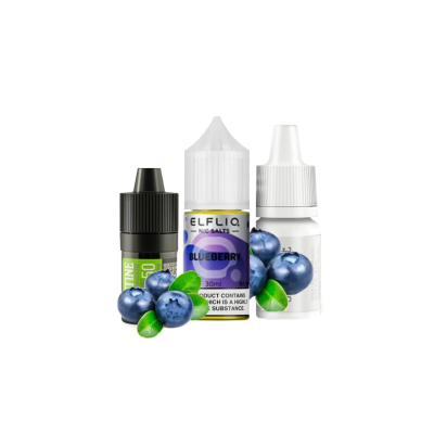 Набір для самозамішування Elfliq Blueberry (Чорниця, 50 мг, 30 мл)