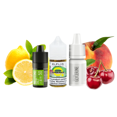 Набір для самозамішування Elfliq Cherry Lemon Peach (Вишня Лимон Персик, 50 мг, 30 мл)