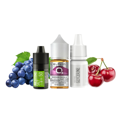 Набір для самозамішування Elfliq Grape Cherry (Виноград Вишня, 50 мг, 30 мл)