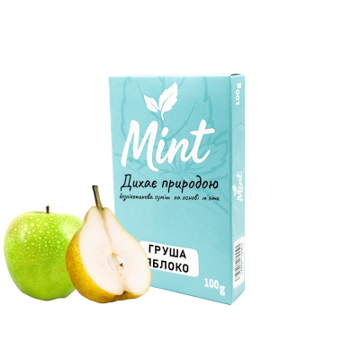 Кальянна суміш Mint Груша Яблуко (100 г)
