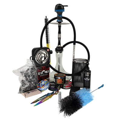 Набір Sky Hookah Vertigo Simple Black - кальян, аксесуари, тютюн