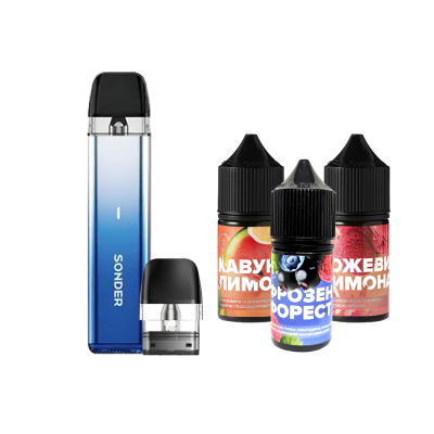 Комплект GeekVape Sonder Q Lite та стартовий набір рідин 27620 Комплект GeekVape Sonder Q Lite та стартовий набір рідин