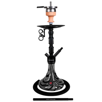 Кальян Amy Deluxe 073.02 Black (чорний, повний комплект)