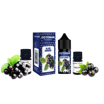 Набір для самозамішування Octobar Fresh & Sour Black Currant (Чорна Смородина, 50 мг, 30 мл)