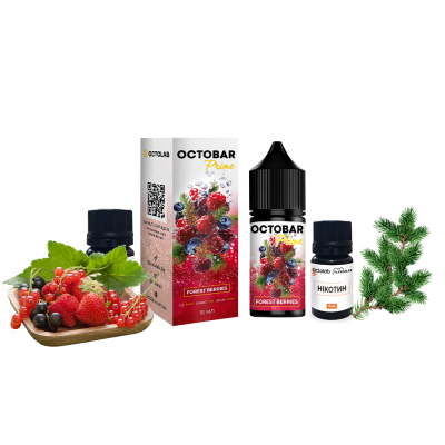 Набір для самозамішування Octobar Prime Forest Berries (Ягоди Хвоя, 50 мг, 30 мл)
