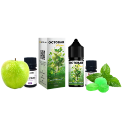 Набір для самозамішування Octobar Prime HARD Apple Mint Candy (Яблуко М'ята Цукерка, 65 мг, 30 мл)